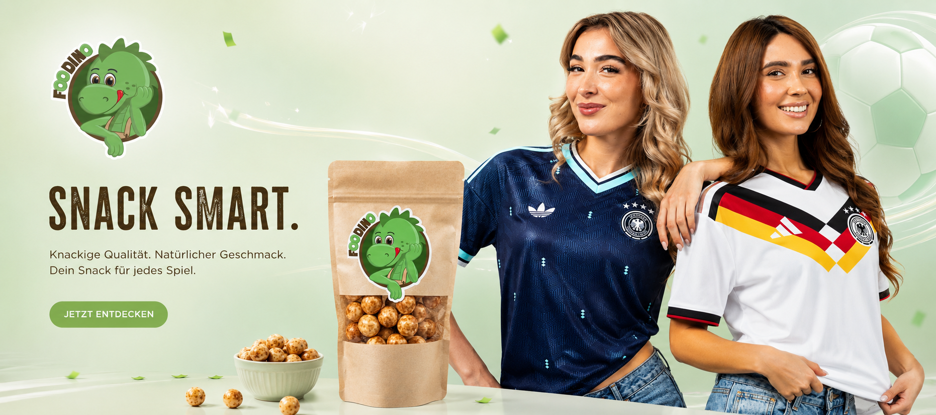 Snack Smart. Dein Snack für jedes Spiel von FOODINO