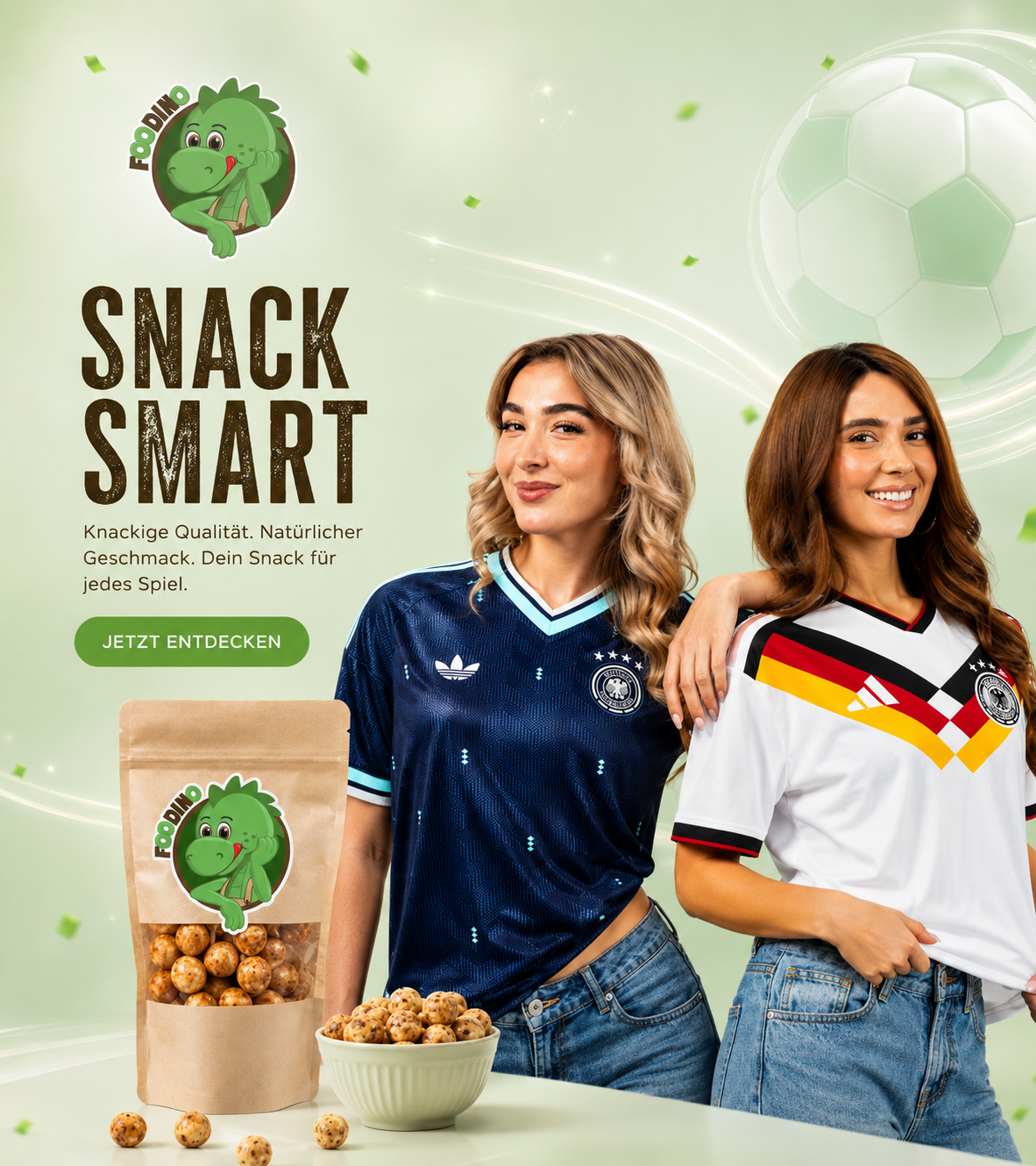 Snack Smart. Dein Snack für jedes Spiel von FOODINO