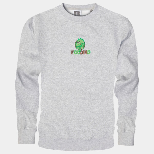 Foodino Pullover mit Logo gestickt zentriert S