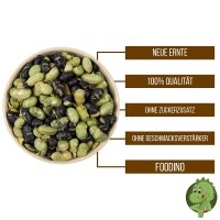 Edamame Mix grüne und schwarze Bohnen geröstet und leicht gesalzen 500g