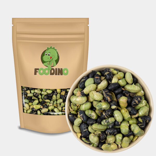 Edamame Mix grüne und schwarze Bohnen geröstet und leicht gesalzen 1kg