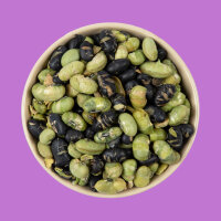 Edamame Mix grüne und schwarze Bohnen geröstet und leicht gesalzen 1kg