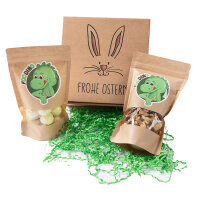 Oster Geschenkbox mit Edamame geröstet und gesalzen 250g Datteln Deglet Nour 250g