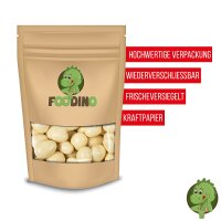 Gefriergetrocknete Himbeeren in weißer Joghurt-Schokolade 250g