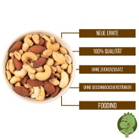 Nuss-Trio geröstet und gesalzen 250g