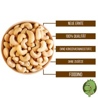 Cashewkerne naturbelassen 500g