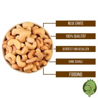 Cashewkerne geröstet & gesalzen 500g
