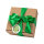 Geschenkbox braun grüne Schleife mit Rosinen Flame Jumbo 250g & Datteln Deglet Nour 250g
