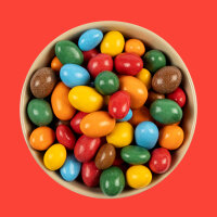 Bunte Schoko Erdnüsse