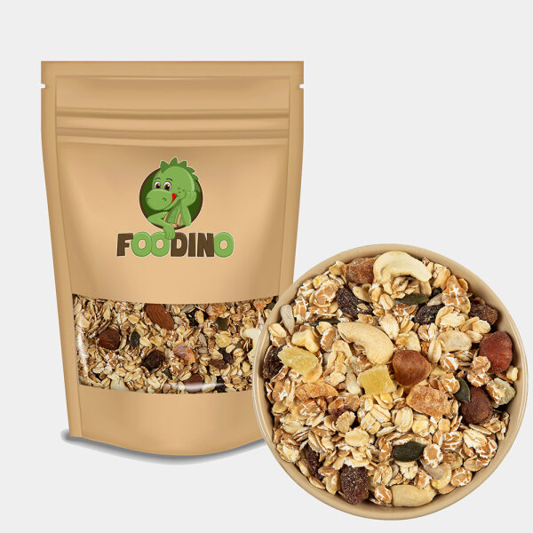 Müsli mit Nüssen und getrockneten Früchten 250g