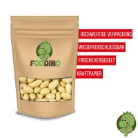 Schoko Mandeln in weißer Joghurt-Schokolade 250g