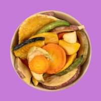 Gemüse und Frucht Chips Mix