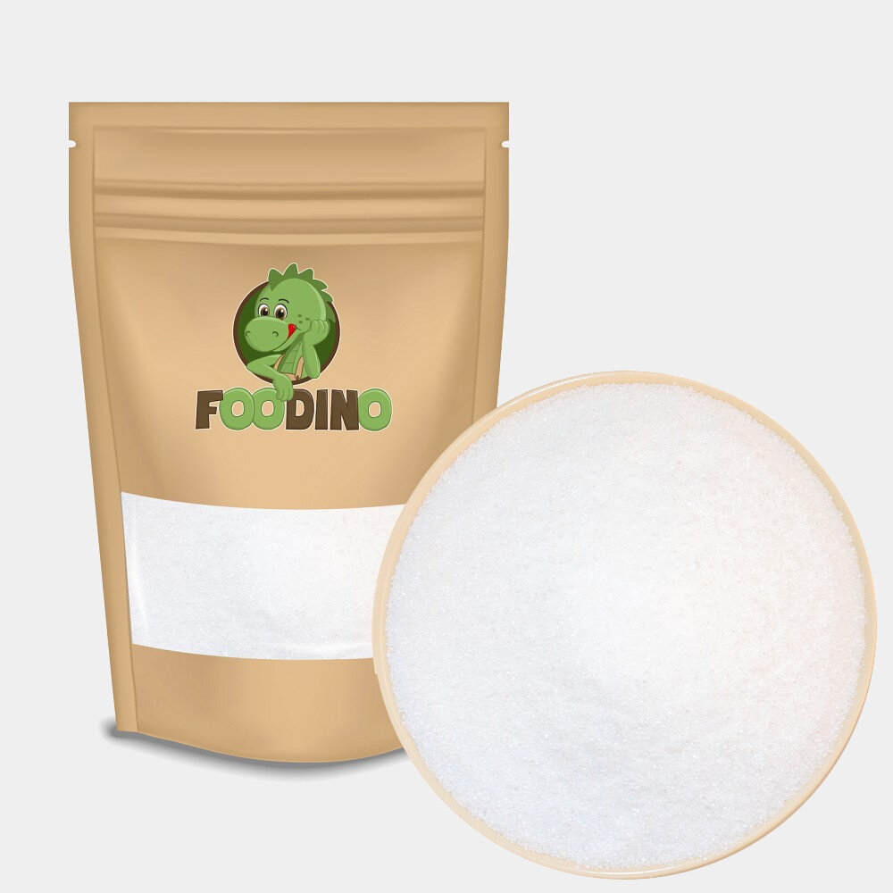 Product Image for Erythrit Zuckerersatz | 500 g bis 10 kg | Sauberer süßer Geschmack | Keine Kalorien | 30 % weniger süß als Zucker |Foodino