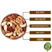Nussmischung Natur 3kg im praktischen Eimer