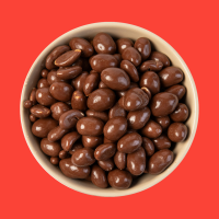 Schoko Erdnüsse mit Vollmilchschokolade veredelt
