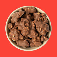 Erdnuss Krokant in Vollmilchschokolade