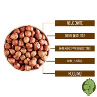 Haselnüsse mit Haut 250g