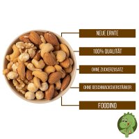 Nussmischung aus 4 Nusssorten 1,5kg Eimer