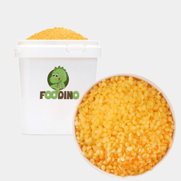 Bienenwachs Pastillen gelb 3kg Eimer